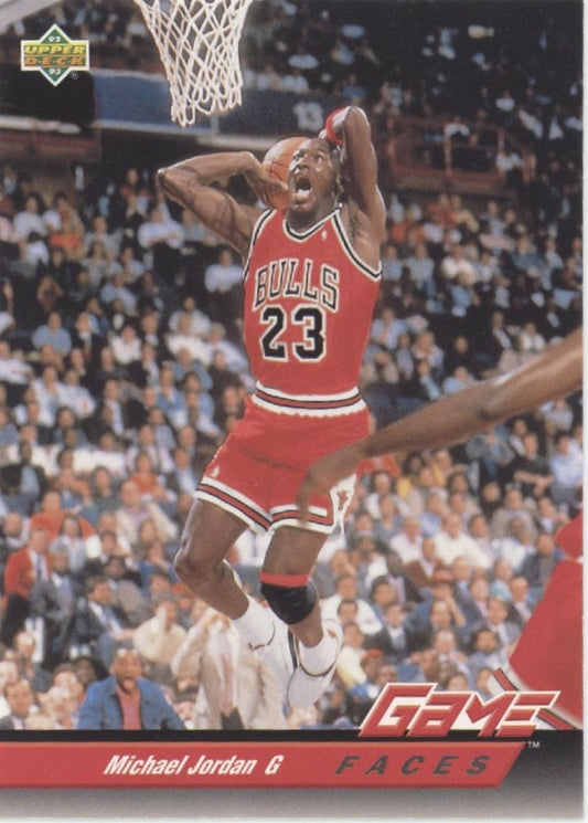 Michael Jordan 1992 - 93 Upper Deck Game Faces 488 1 - Collector Store LLC