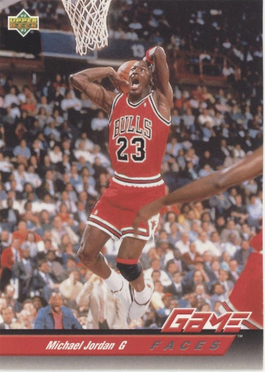 Michael Jordan 1992 - 93 Upper Deck Game Faces 488 2 - Collector Store LLC