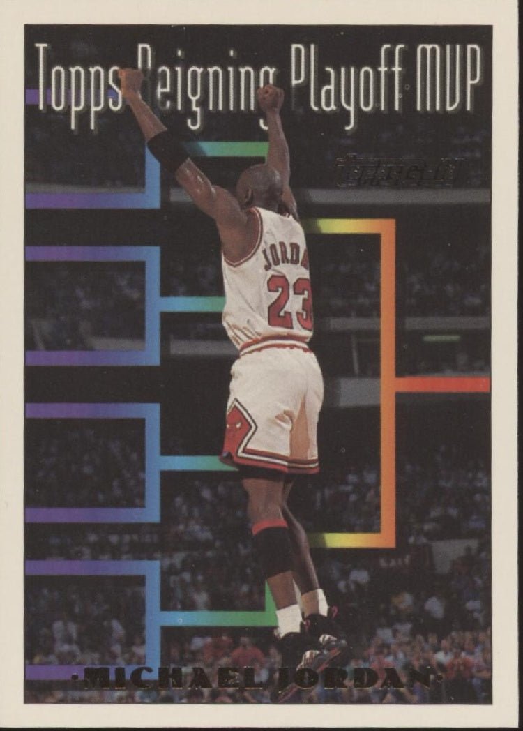 Michael Jordan 1993 - 94 Topps Reigning Playoff MVP #199 #3 - Collector Store LLC