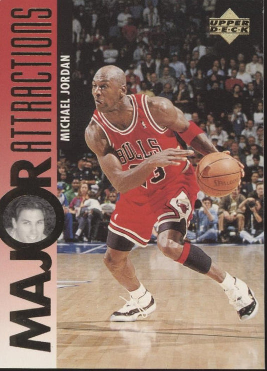 Michael Jordan 1995 - 96 Upper Deck Major Attractions 337 1 - Collector Store LLC