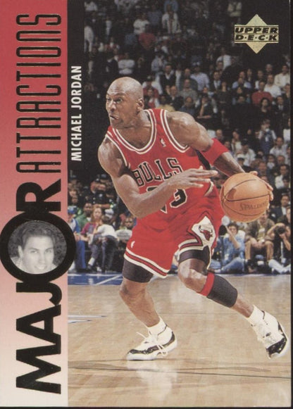 Michael Jordan 1995 - 96 Upper Deck Major Attractions 337 2 - Collector Store LLC