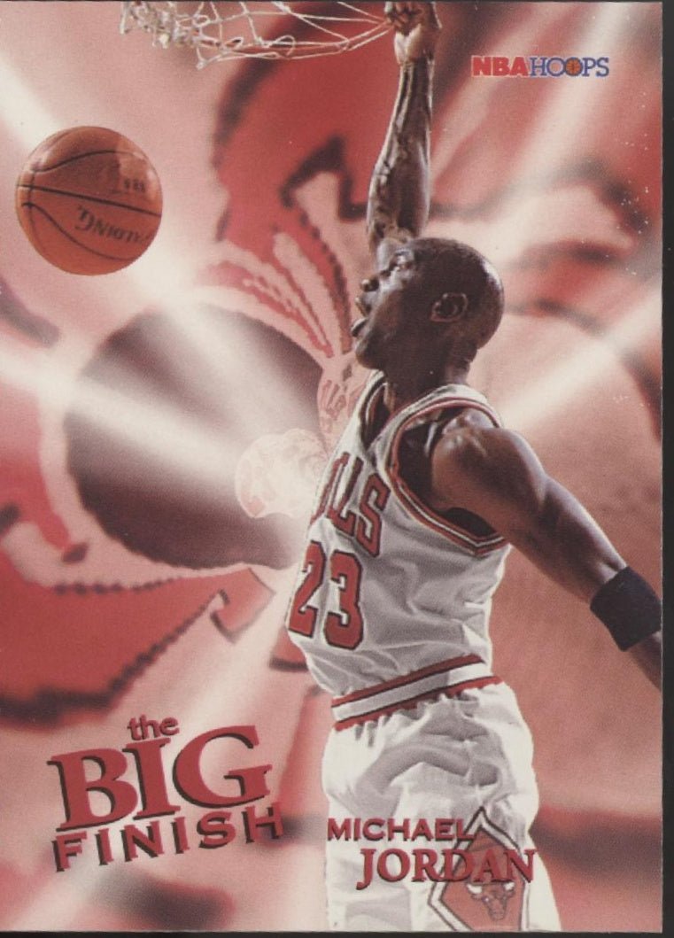 Michael Jordan 1996 - 97 Skybox Hoops The Big Finish #176 - Collector Store LLC