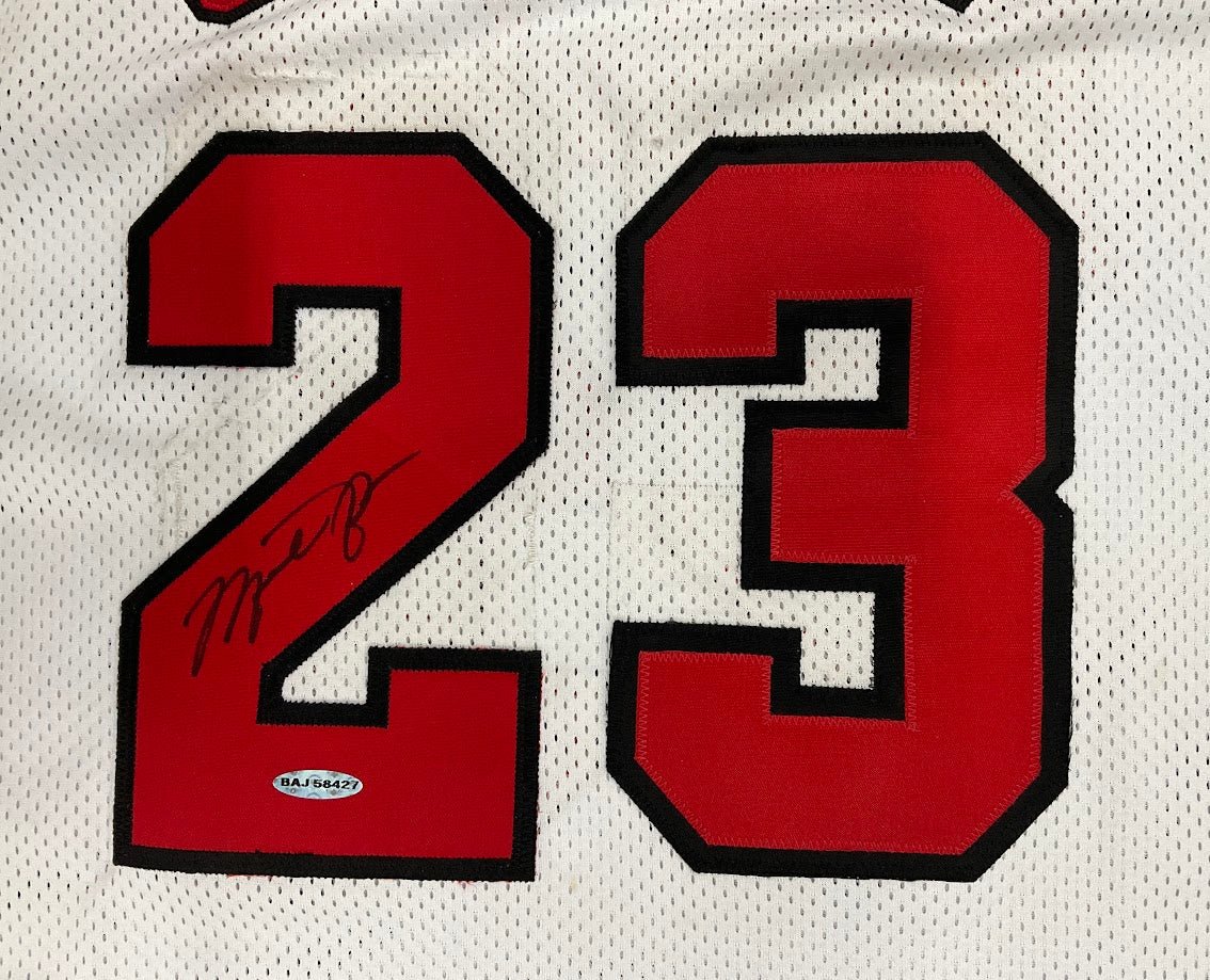 Michael Jordan 2006 Signed Chicago Bulls NBA Finals Jersey with Upper Deck COA - Collector Store LLC