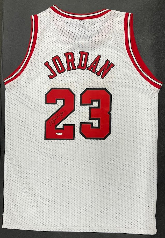 Michael Jordan 2006 Signed Chicago Bulls NBA Finals Jersey with Upper Deck COA - Collector Store LLC