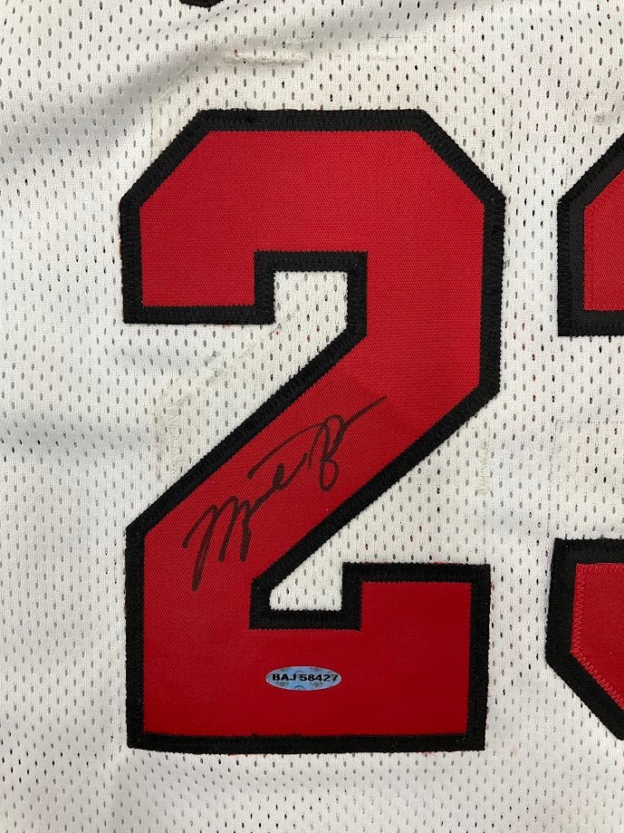 Michael Jordan 2006 Signed Chicago Bulls NBA Finals Jersey with Upper Deck COA - Collector Store LLC