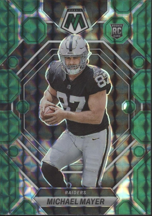 Michael Mayer 2023 Panini Mosaic Green Prizm RC #349 - Collector Store LLC