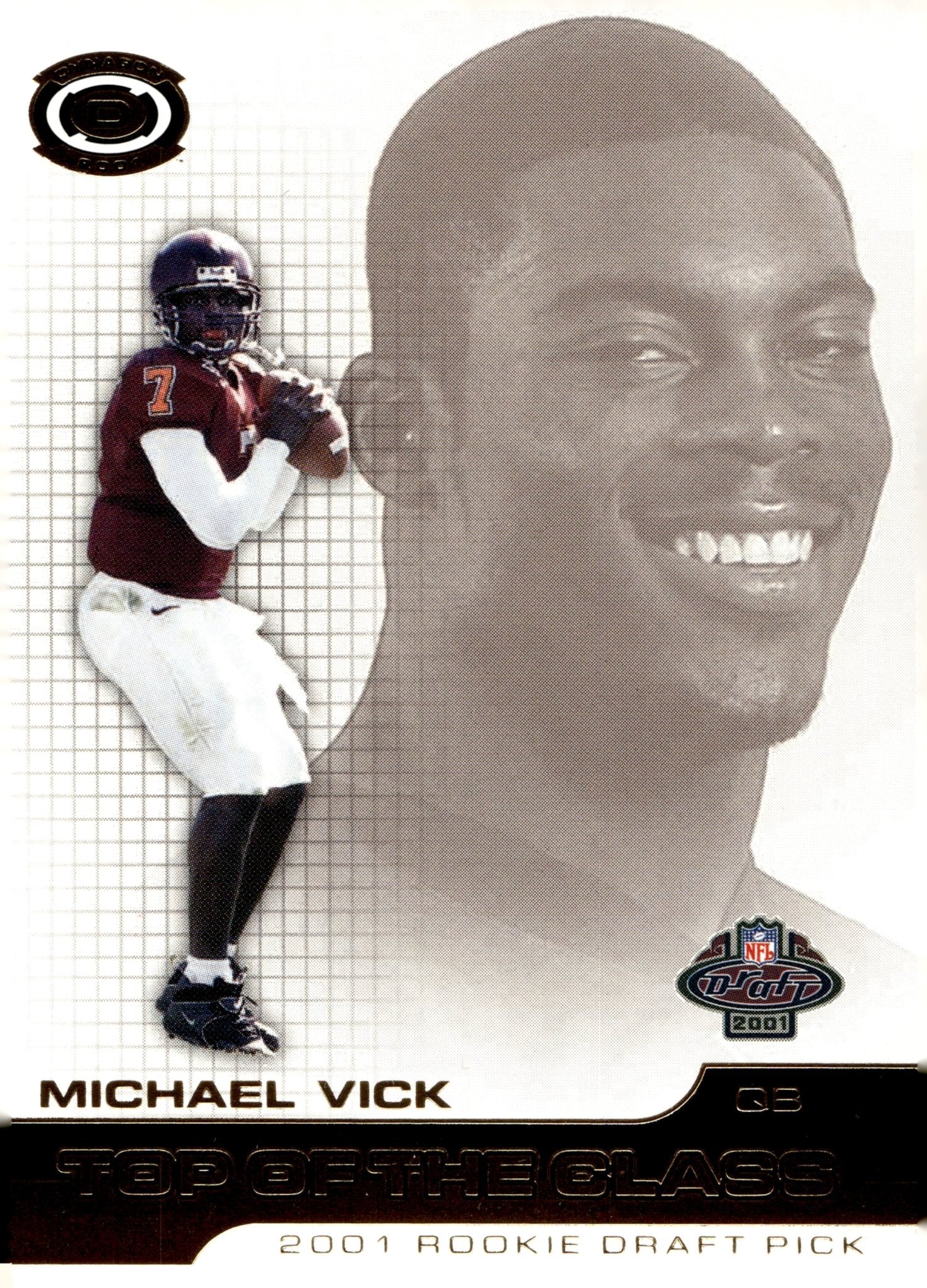 Michael Vick 2001 Pacific Dynagon Top of the Class RC #23 - Collector Store LLC