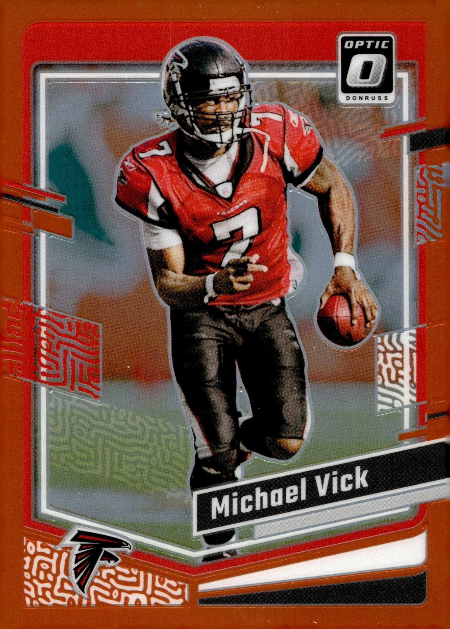 Michael Vick 2023 Panini Donruss Optic Orange Prizm 002/249 #12 - Collector Store LLC