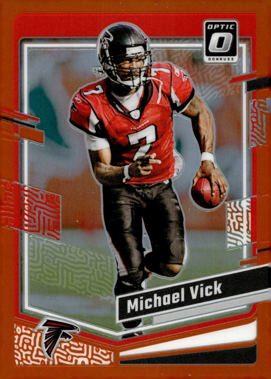 Michael Vick 2023 Panini Donruss Optic Orange Prizm 002/249 #12 - Collector Store LLC