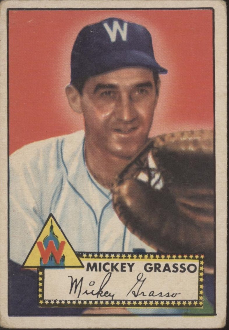 Mickey Grasso 1952 Topps #90 Washington Senators VG - Collector Store LLC