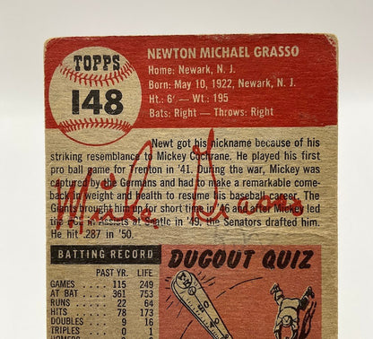 Mickey Grasso 1953 Topps #148 Washington Senators GD - Collector Store LLC