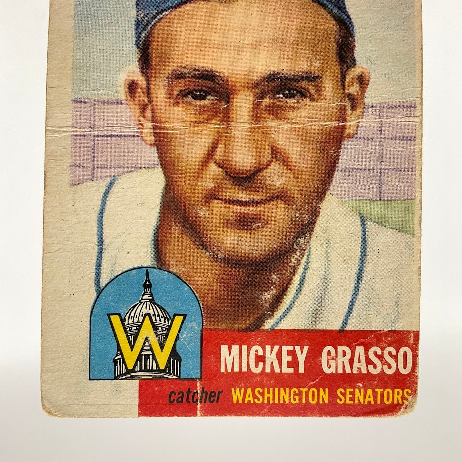 Mickey Grasso 1953 Topps #148 Washington Senators GD - Collector Store LLC