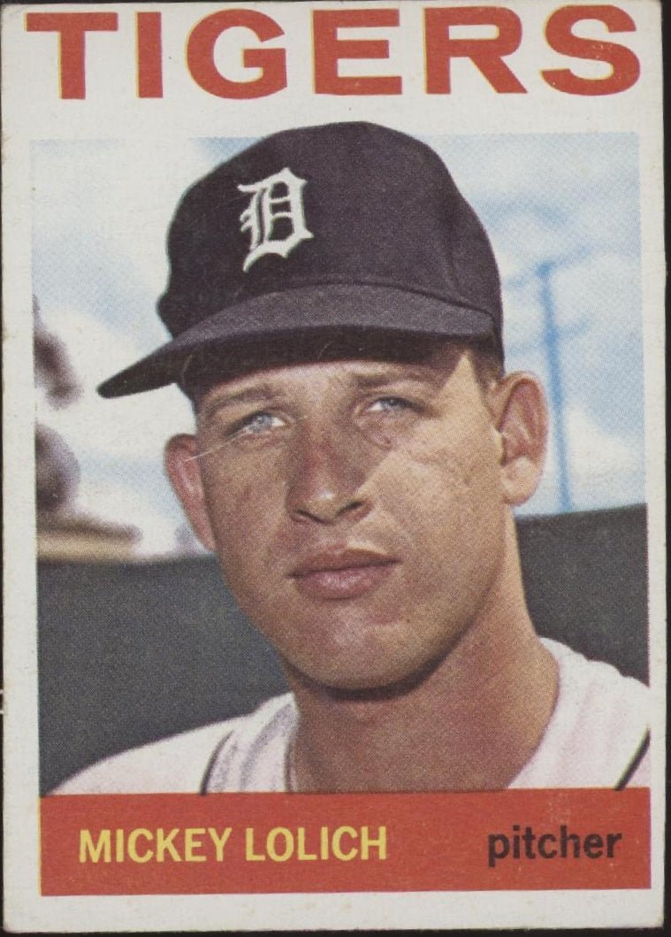 Mickey Lolich 1964 Topps RC #128 Detroit Tigers GD - Collector Store LLC