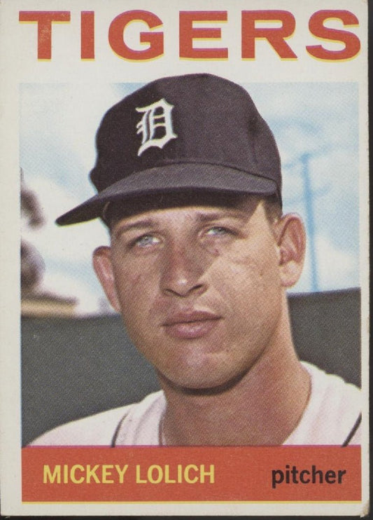 Mickey Lolich 1964 Topps RC #128 Detroit Tigers VG - Collector Store LLC