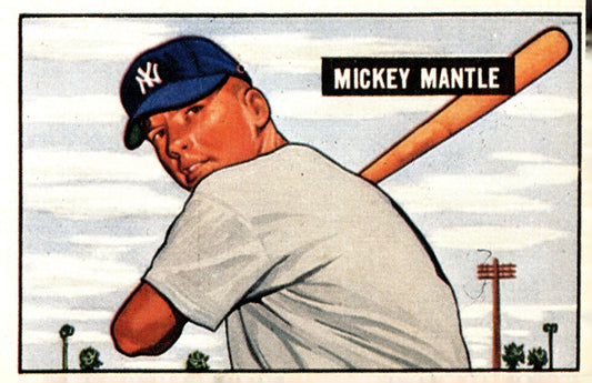 Mickey Mantle 1988 Baseball Cards Magazine Repli - Cards Handcut #253 - Collector Store LLC