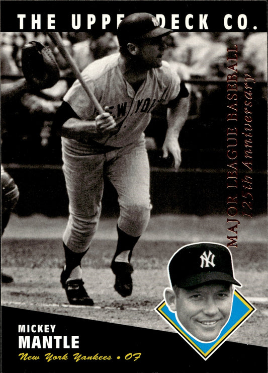 Mickey Mantle 1994 Upper Deck All Time Heroes 125th Anniversary #100 - Collector Store LLC