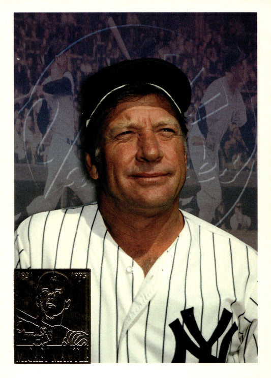 Mickey Mantle 1996 Topps Commemorative #7 - Collector Store LLC