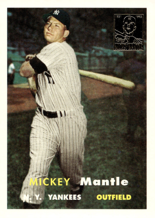 Mickey Mantle 1996 Topps Commemorative #95 - Collector Store LLC