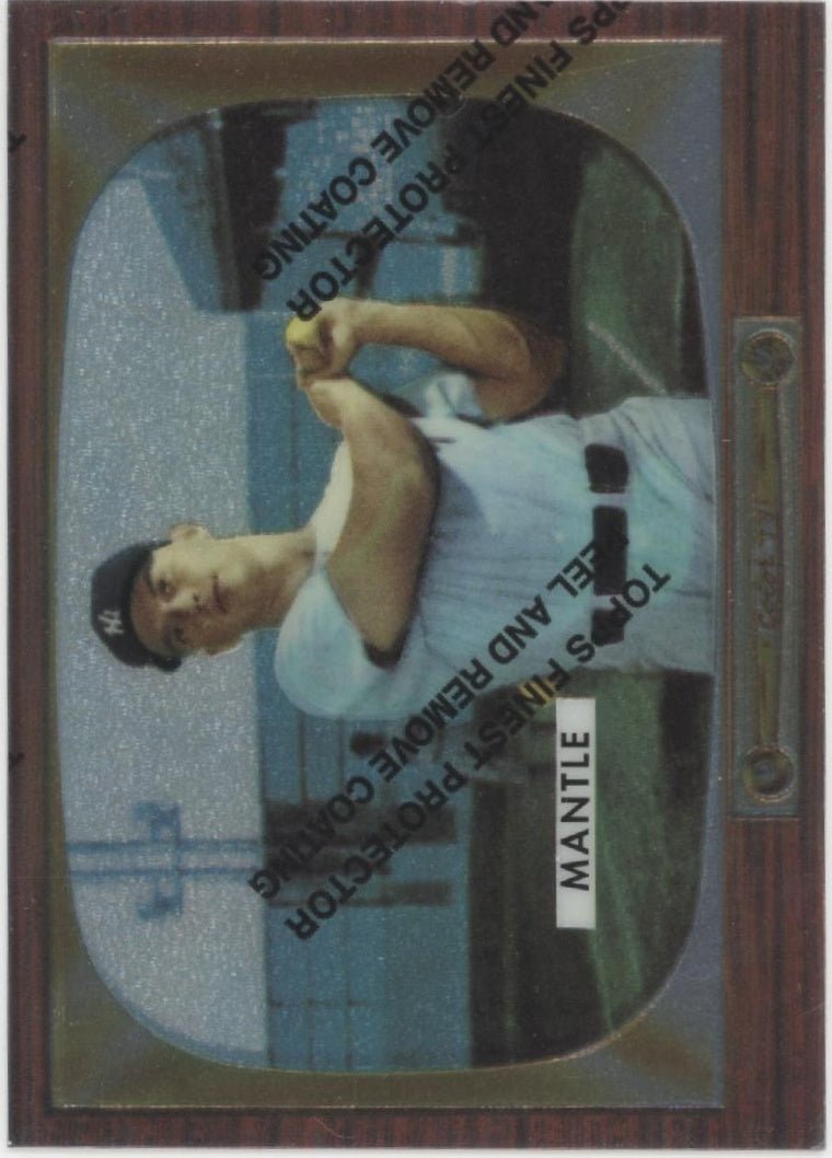 Mickey Mantle 1996 Topps Mickey Mantle Commemorative Set with Coating #5 - Collector Store LLC