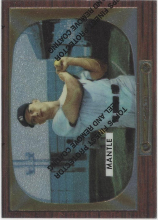 Mickey Mantle 1996 Topps Mickey Mantle Commemorative Set with Coating #5 - Collector Store LLC