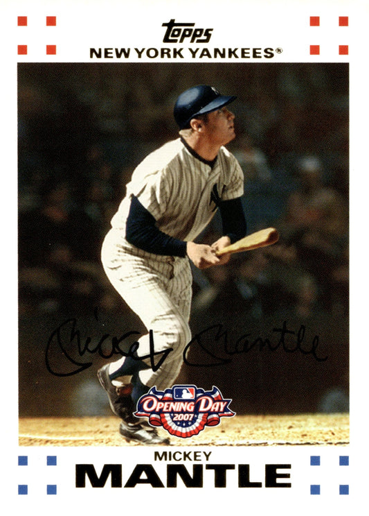 Mickey Mantle 2007 Topps Opening Day #7 - Collector Store LLC