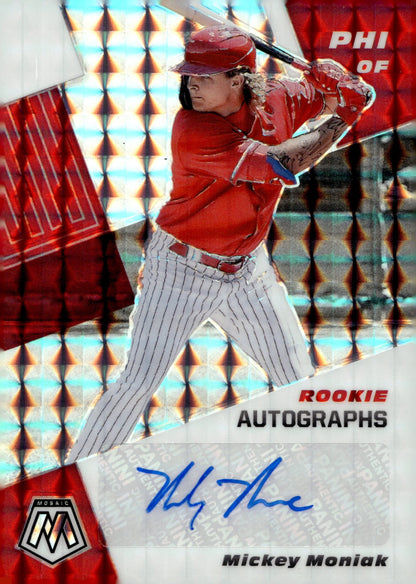 Mickey Moniak 2021 Panini Mosaic Prizm RC Auto #RAM - MM - Collector Store LLC