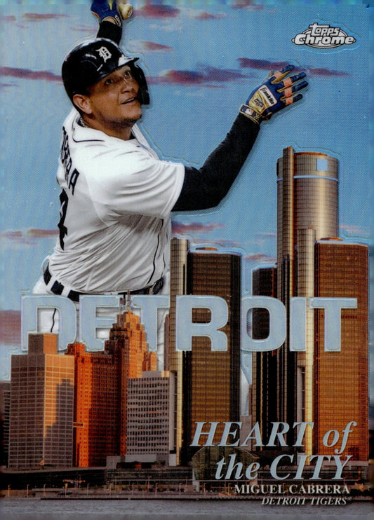 Miguel Cabrera 2022 Topps Chrome Heart of City Refractor #HOC - 2 - Collector Store LLC