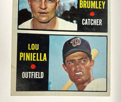 Mike Brumley / Lou Piniella 1964 Topps Senators Rookie Stars RC #167 VG #1 - Collector Store LLC