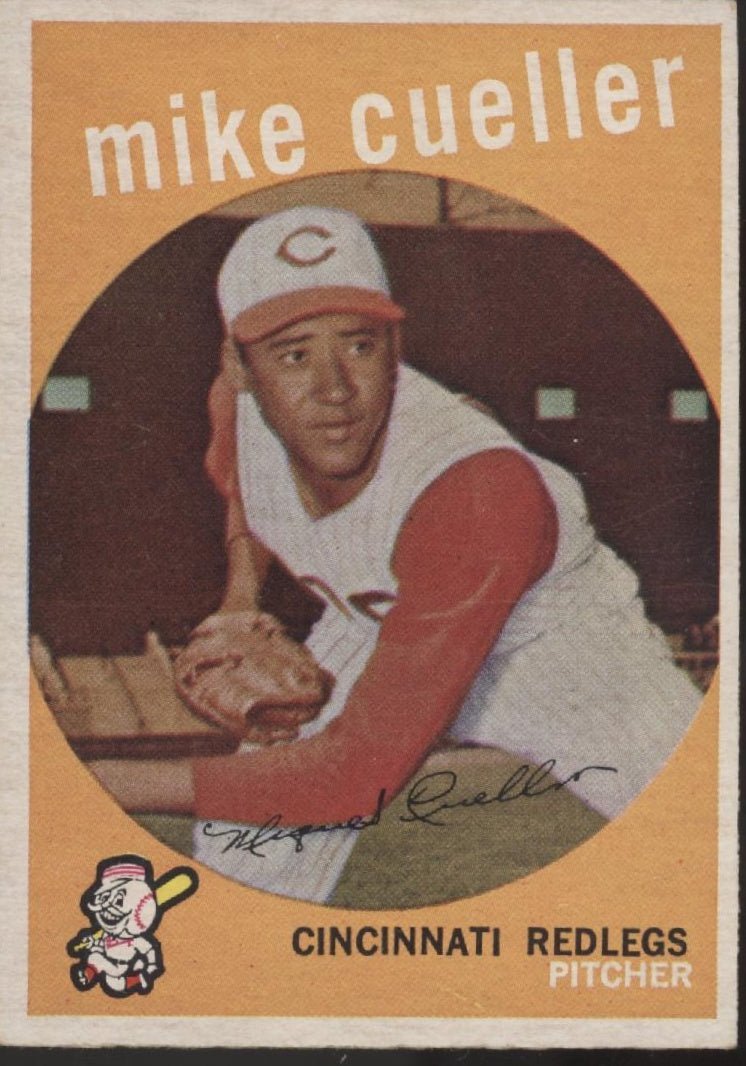 Mike Cueller 1959 Topps RC #518 Cincinnati Redlegs VG - EX - Collector Store LLC