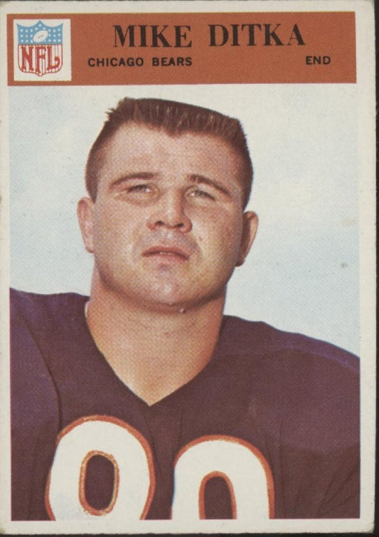 Mike Ditka 1966 Philadelphia #32 Chicago Bears VG - EX #1 - Collector Store LLC