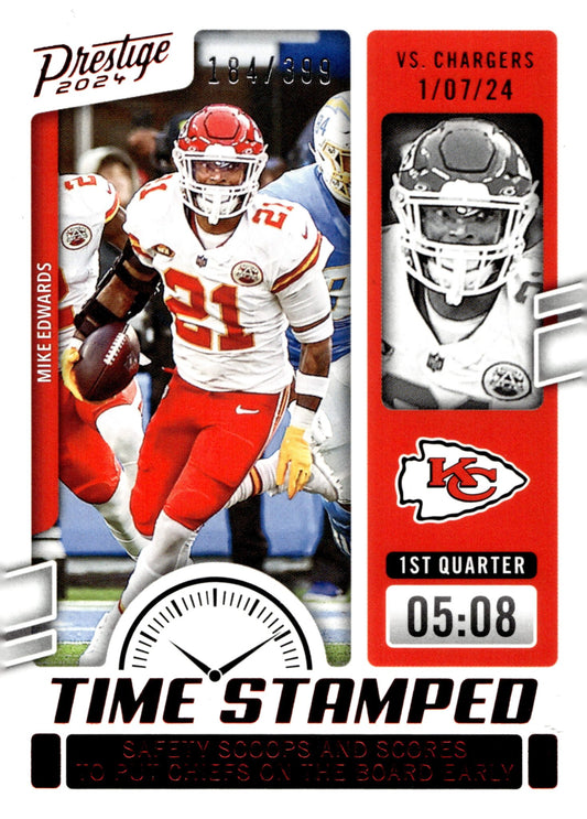 Mike Edwards 2024 Panini Prestige Time Stamped Xtra Points #TS - MES - Collector Store LLC