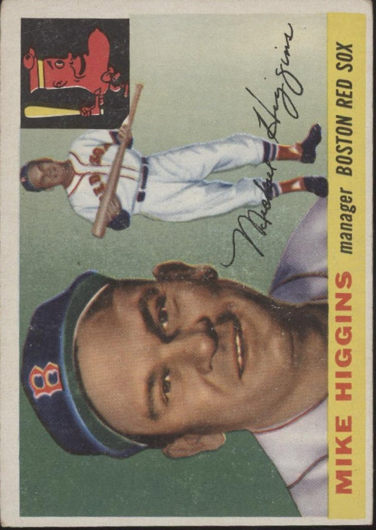 Mike Higgins 1955 Topps #150 Boston Red Sox VG - EX #3 - Collector Store LLC