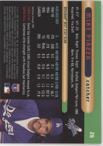 Mike Piazza 1996 Bowman's Best #26 - Collector Store LLC