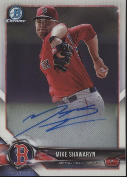 Mike Shawaryn 2018 Bowman Chrome Prospect Auto CPA - MS 2 - Collector Store LLC