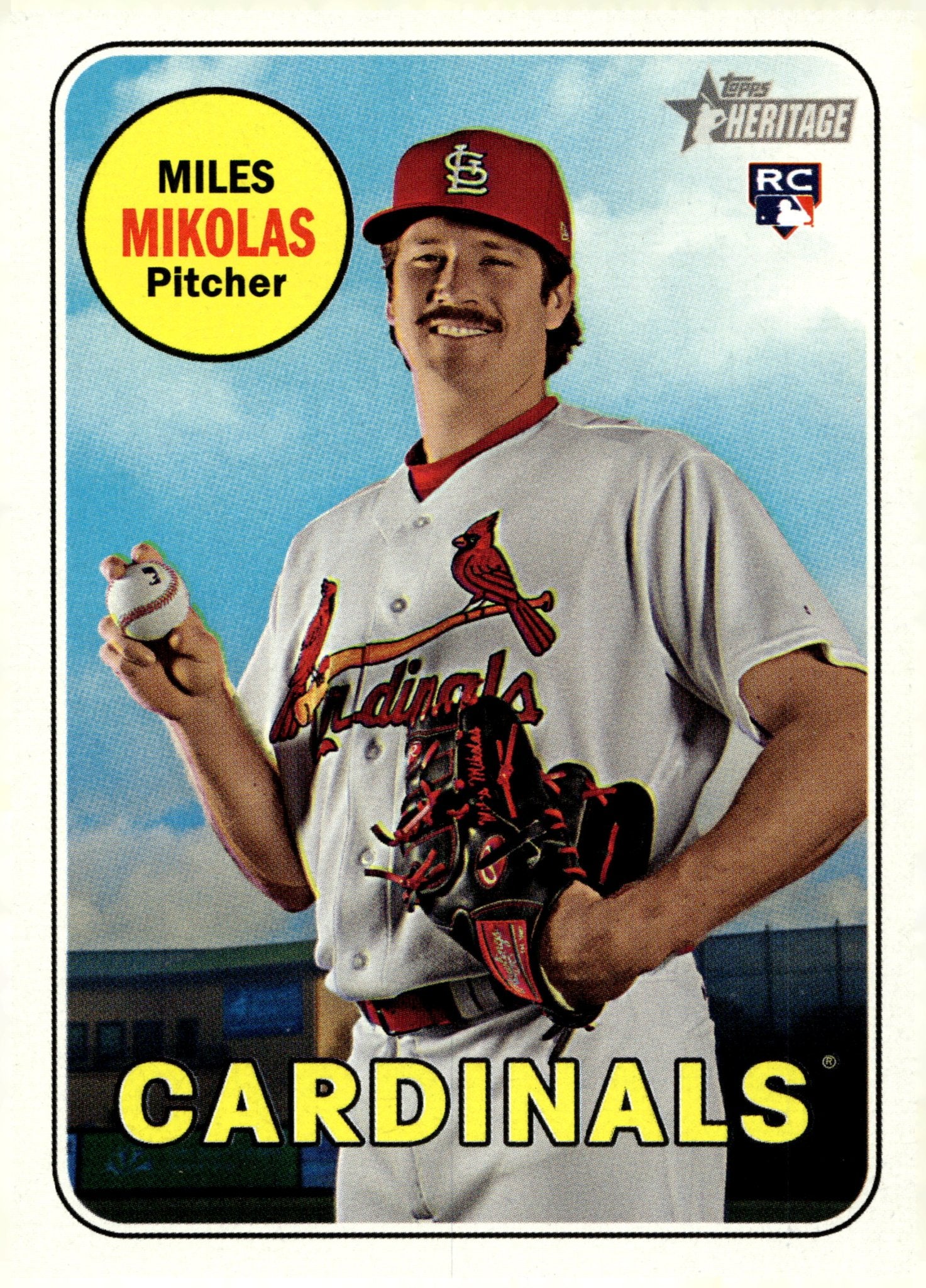 Miles Mikolas 2018 Topps Heritage RC #559 - Collector Store LLC