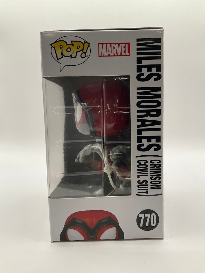 Miles Morales (Crimson Cowl Suit) Funko Pop! Spider - Man Miles Morales #770 - Collector Store LLC