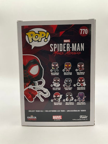 Miles Morales (Crimson Cowl Suit) Funko Pop! Spider - Man Miles Morales #770 - Collector Store LLC