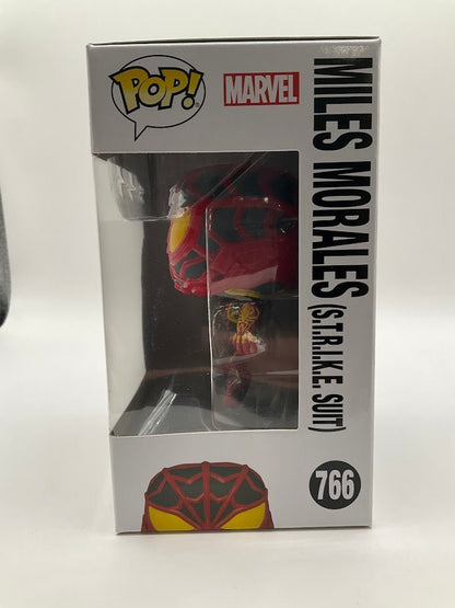 Miles Morales Funko Pop! (S.T.R.I.K.E. Suit) Spider - Man Miles Morales #766 - Collector Store LLC