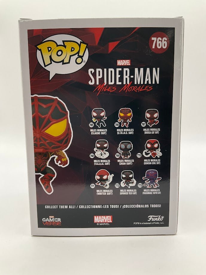 Miles Morales Funko Pop! (S.T.R.I.K.E. Suit) Spider - Man Miles Morales #766 - Collector Store LLC