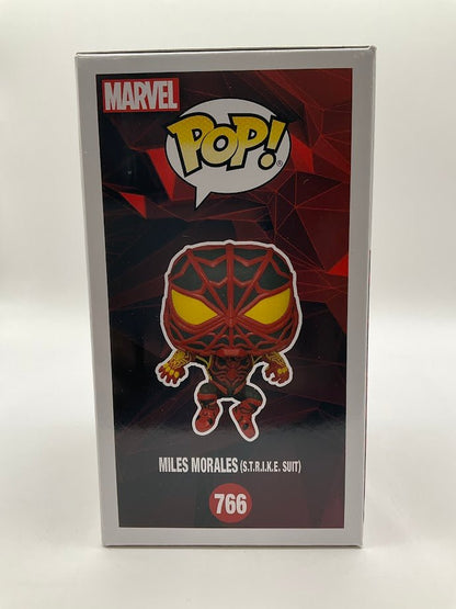 Miles Morales Funko Pop! (S.T.R.I.K.E. Suit) Spider - Man Miles Morales #766 - Collector Store LLC