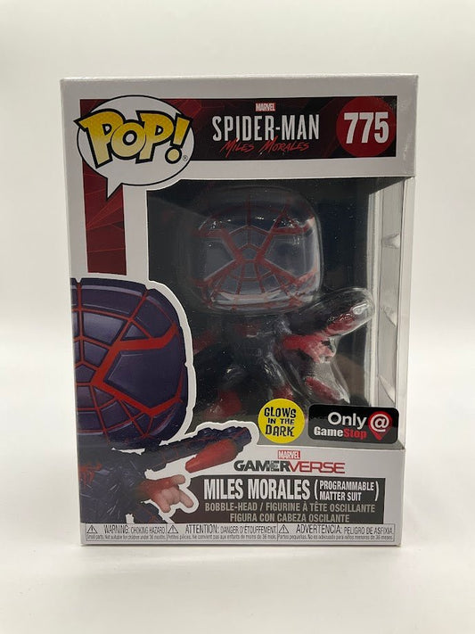 Miles Morales (Programmable Matter Suit) Funko Pop! Heroes #775 GITD GameStop - Collector Store LLC