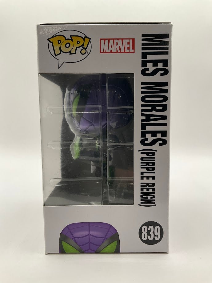 Miles Morales (Purple Reign) Funko Pop! Spider - Man Miles Morales #839 - Collector Store LLC