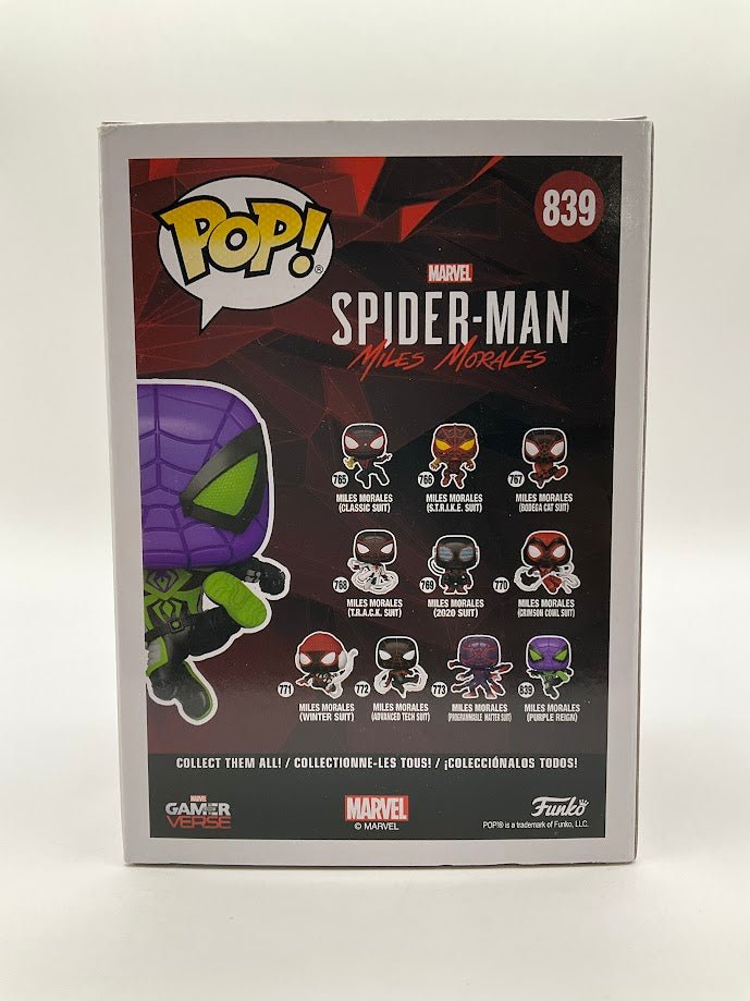 Miles Morales (Purple Reign) Funko Pop! Spider - Man Miles Morales #839 - Collector Store LLC