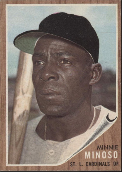 Minnie Minoso 1962 Topps #28 St. Louis Cardinals VG - EX - Collector Store LLC