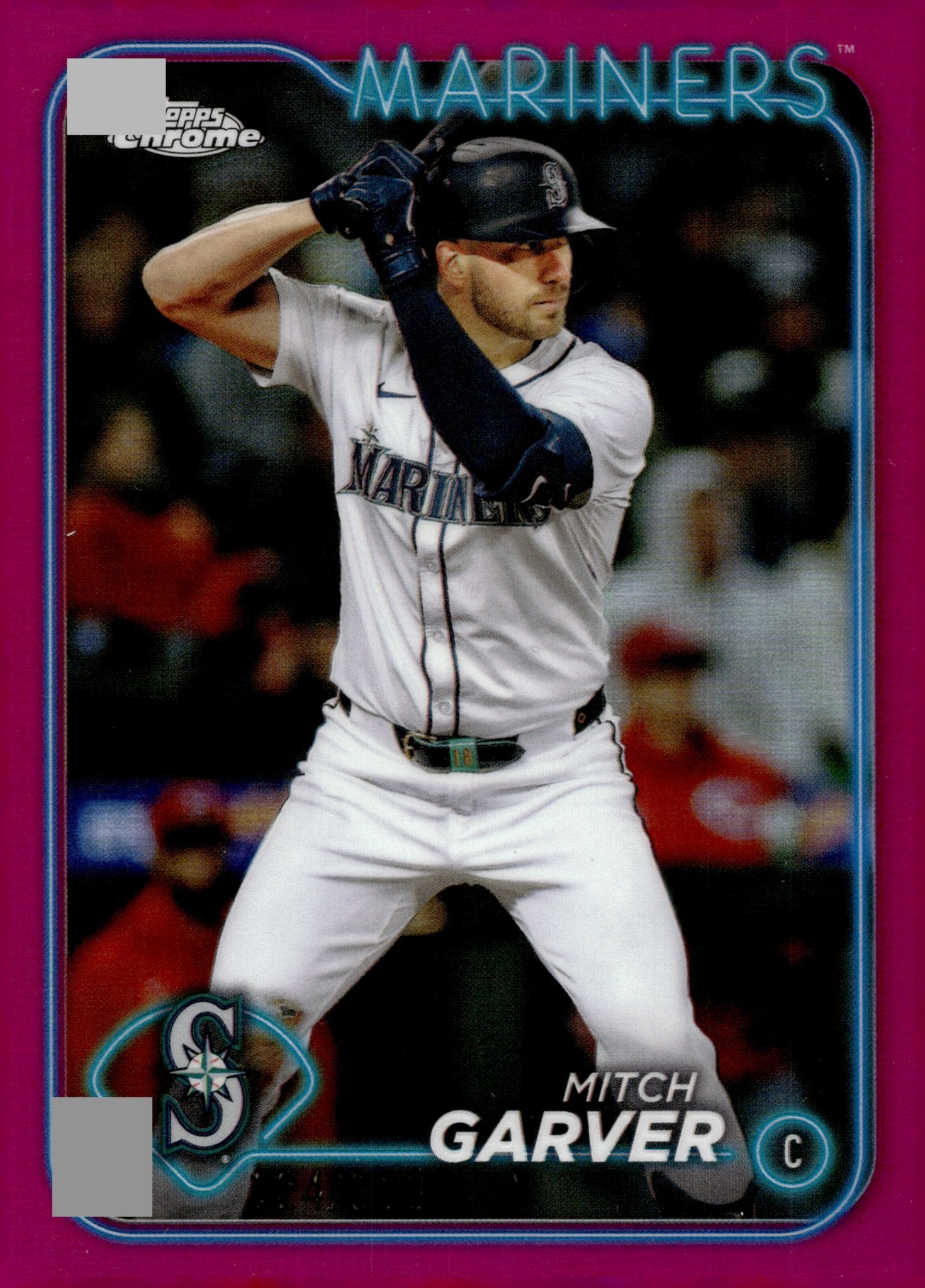 Mitch Garver 2024 Topps Chrome Fuchsia Refractor 124/399 #USC5 - Collector Store LLC