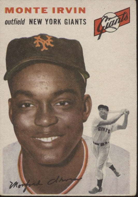 Monte Irvin 1954 Topps #3 New York Giants VG #1 - Collector Store LLC