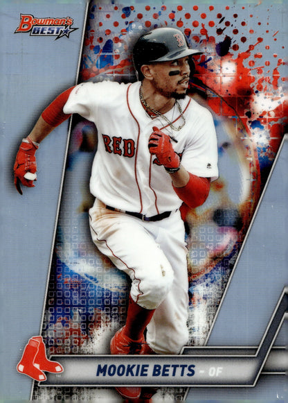 Mookie Betts 2019 Bowman's Best Refractor #8 - Collector Store LLC