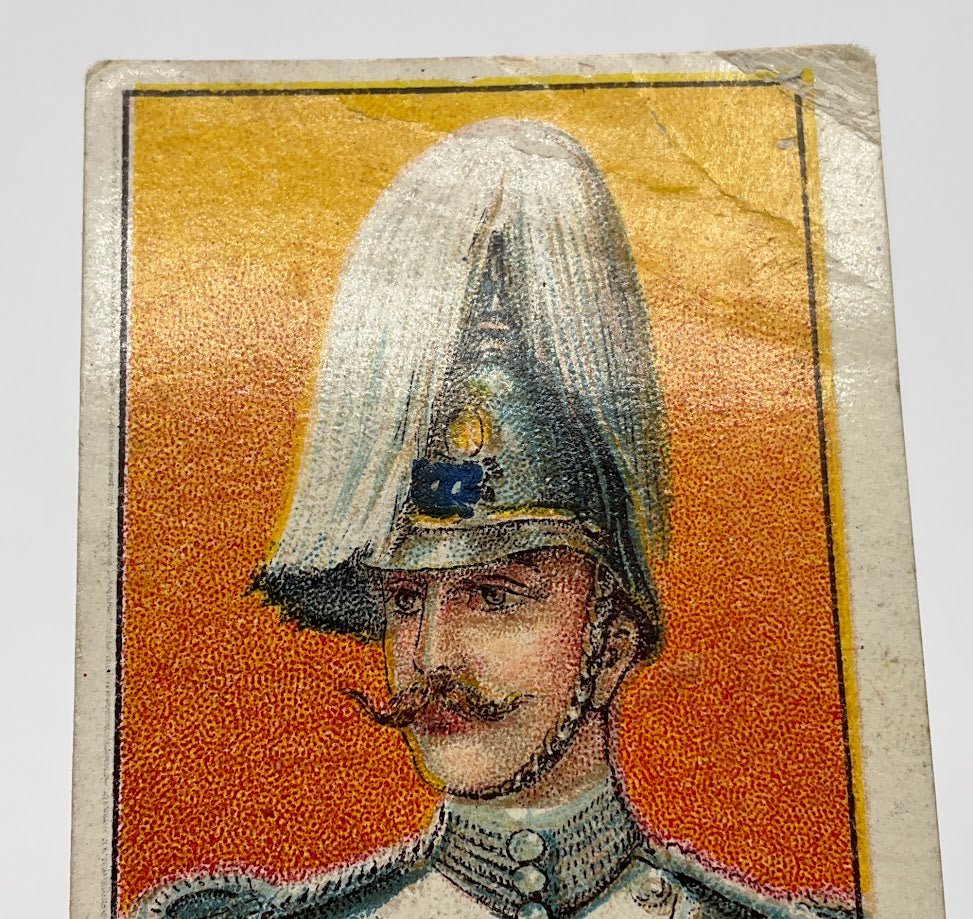 Mounted Royal Life Guard Officer 1910 T79 Fez Cigarettes Military Series #649 VG - Collector Store LLC