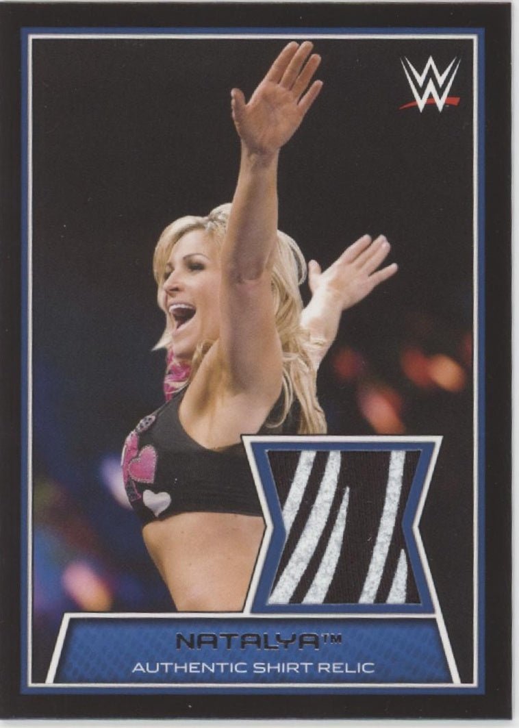 Natalya 2014 Topps WWE Shirt Swatch Card - Collector Store LLC