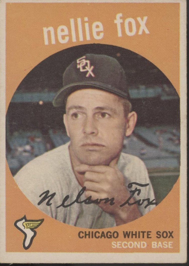 Nellie Fox 1959 Topps #30 Chicago White Sox VG - Collector Store LLC